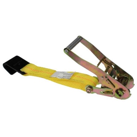 Us Cargo Control 2" x 11" Fixed End w/ Ratchet and Flat Hook 5002FEFH